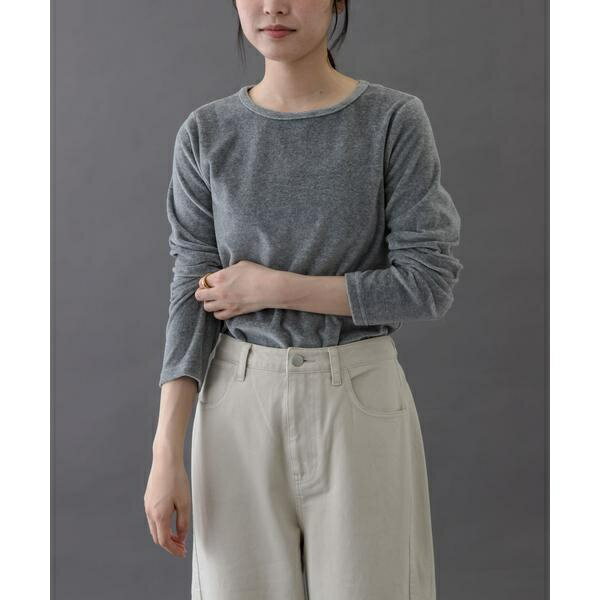 FORK＆SPOON　ベロアロングスリーブTシャツ／アーバンリサーチ ドアーズ（URBAN RESEARCH DOORS）