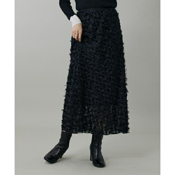 《大きいサイズ》ジャガードスカート／イネド（INED）