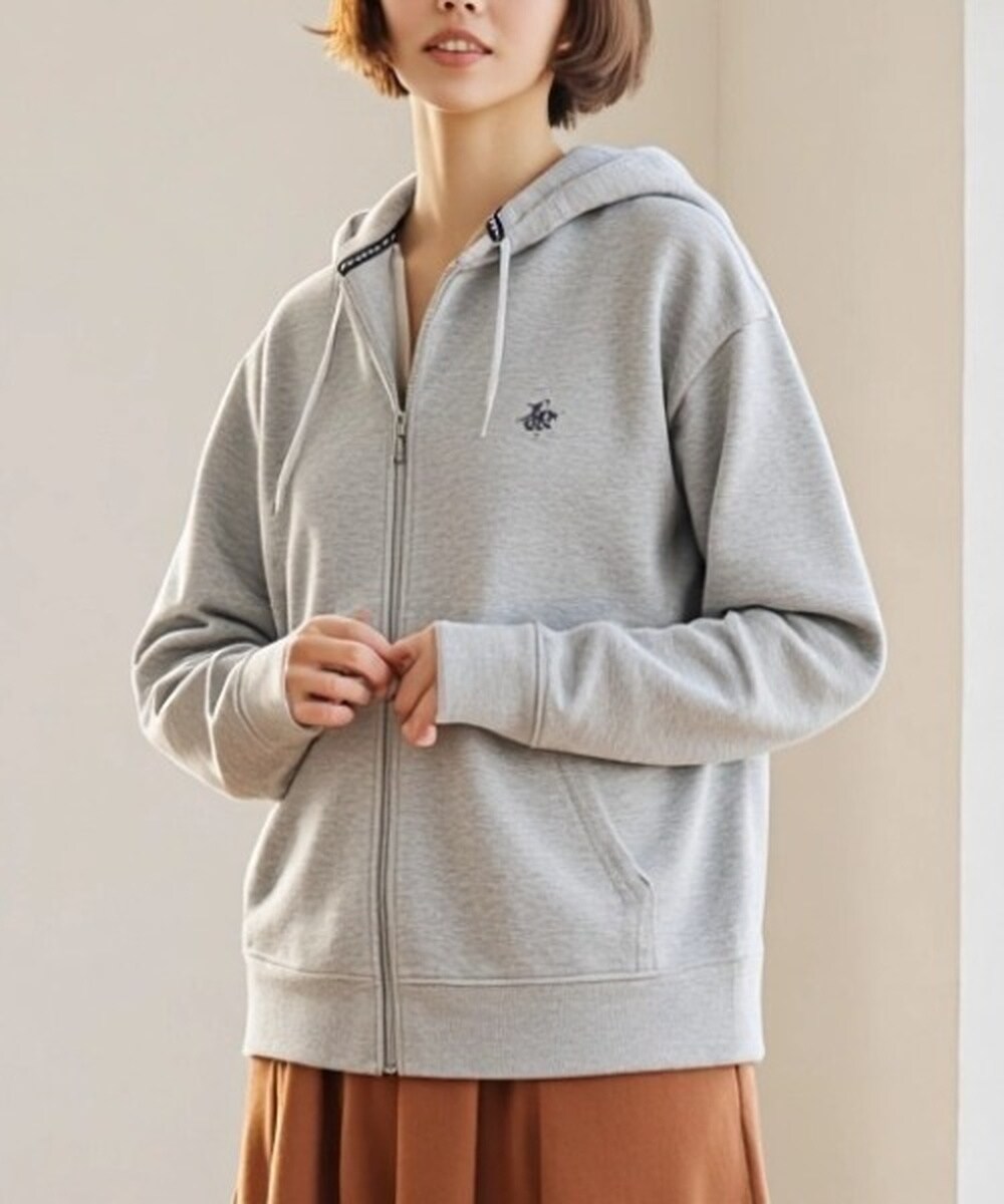 【裏起毛】 BEVERLY HILLS POLO CLUB フルジップスウェットパーカー／マルカワ（MARUKAWA）