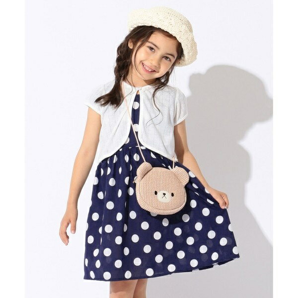 【KIDS】パターンメッシュ ボレロ／エニィ（any FAM）