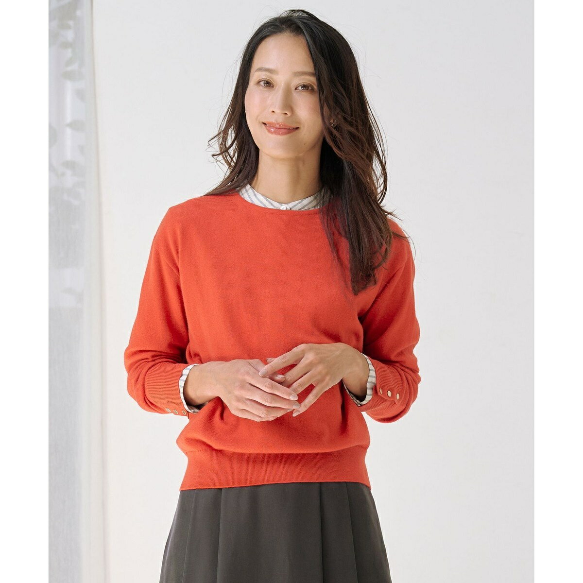 Cotton Wool ボートネック ニット／Jプレス（J.PRESS）