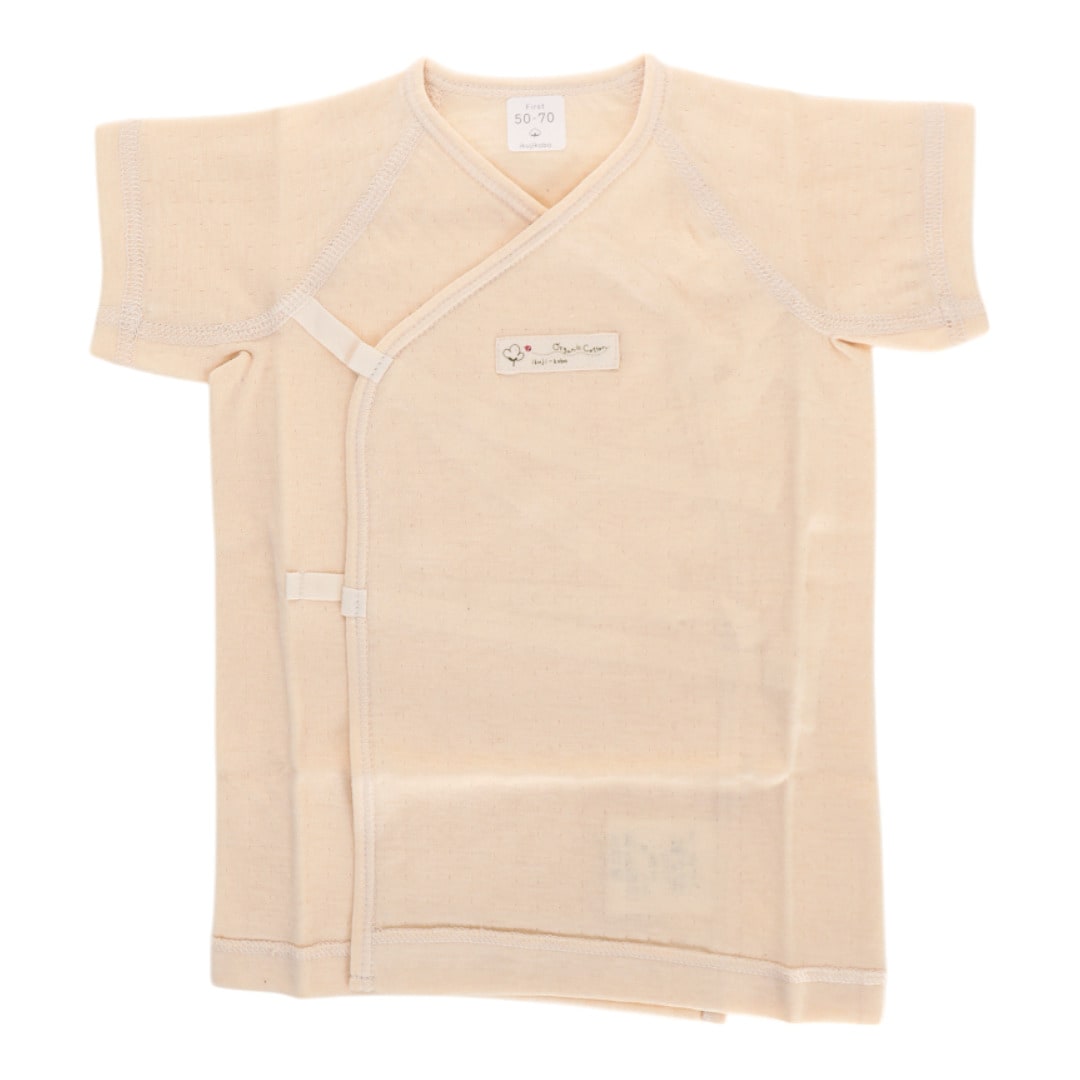 オーガニックベビー中肌着(スーピマ接結)／育児工房（Ikuji-Kobo）