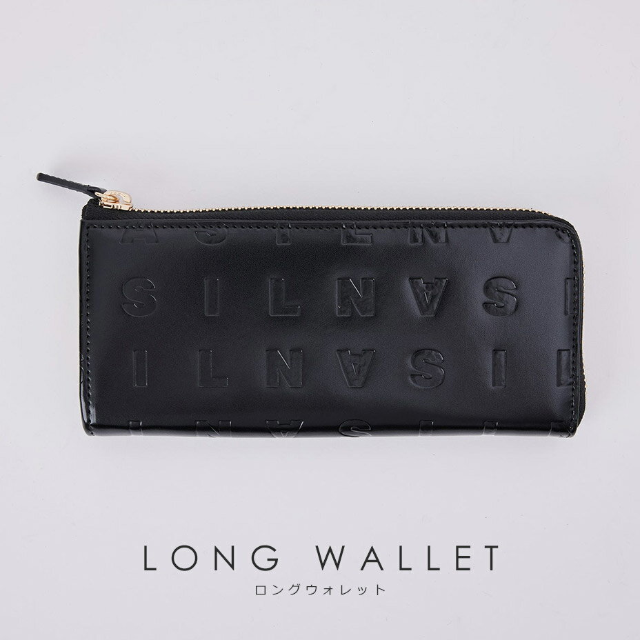 SILNAロゴ 型押し L字 長財布／シルナ_ミナコロ（SILNA_minacolo）