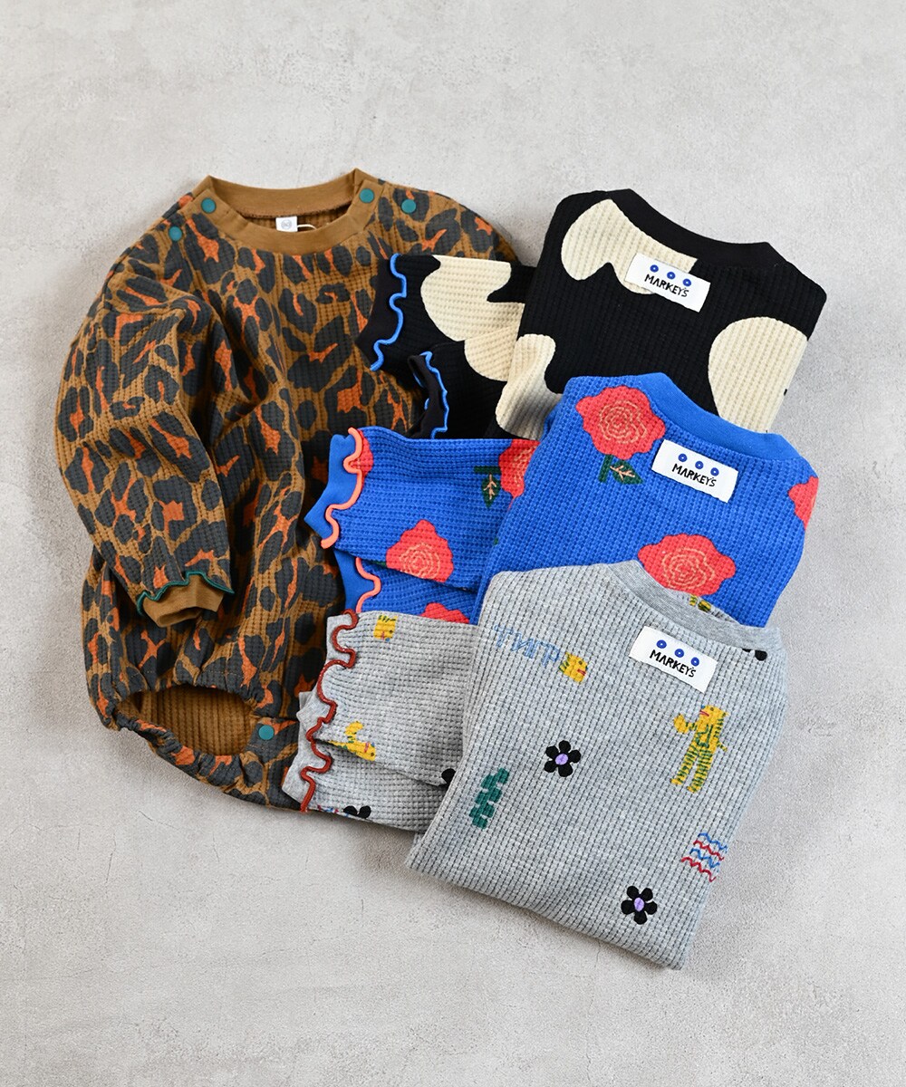 ソウガラワッフルナガソデボディシャツ／マーキーズ（MARKEY'S）