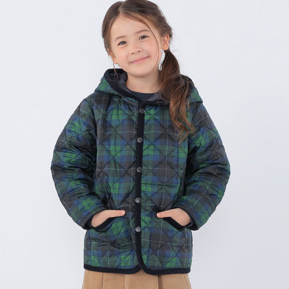 【SHIPS KIDS別注】LAVENHAM:120〜140cm/ 50th ANNIV キルティン/シップス(SHIPS)