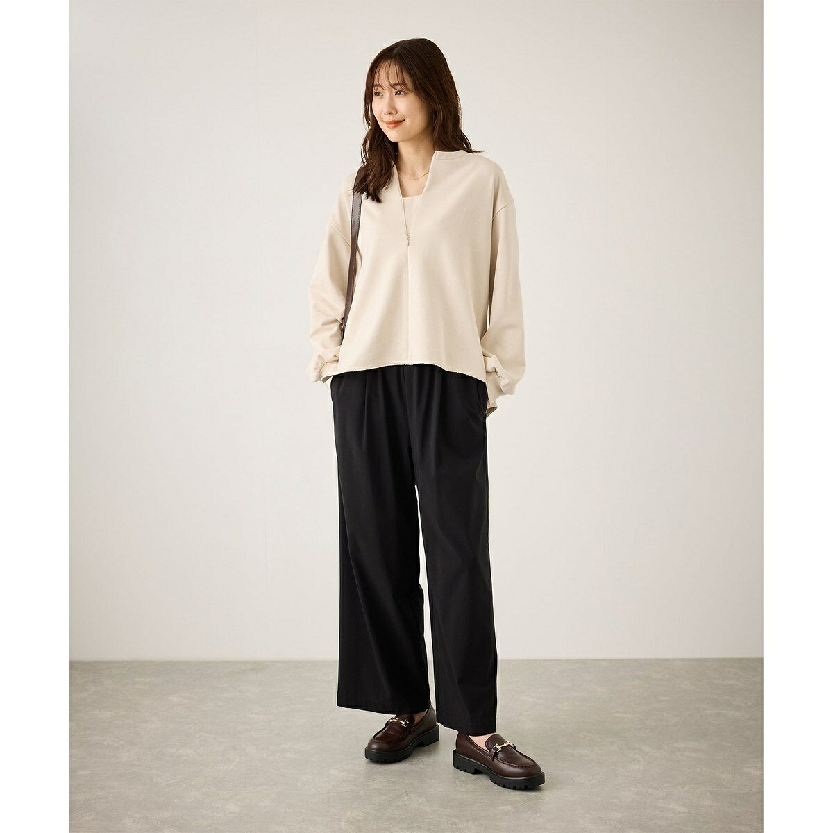 スキッパー裏毛プルオーバー／ロペピクニック（ROPE' PICNIC） 0101marui-13030555 丸井(マルイ)楽天市場店 サンプル画像2