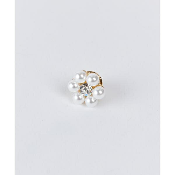 フラワーパールブローチ(小)／マーリエ ル カセット（Maglie le cassetto）