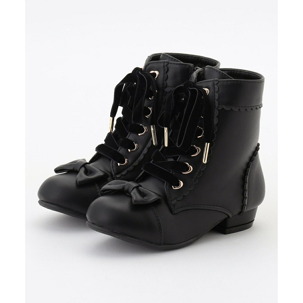 リボン付き編み上げブーツ／エニィ（any FAM）のサムネイル