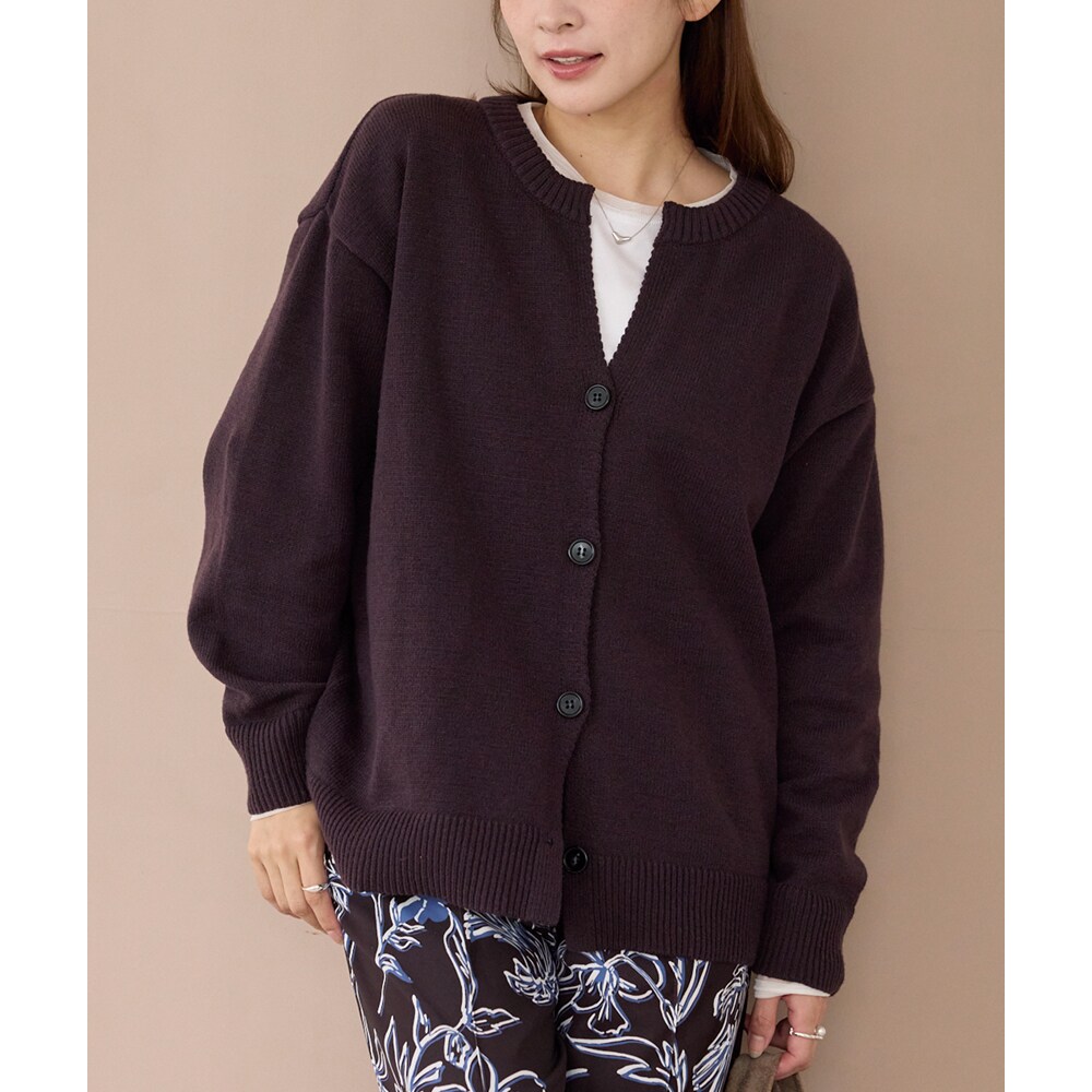 スキッパーニットカーデ／ラビアンジェ（LAVEANGE）