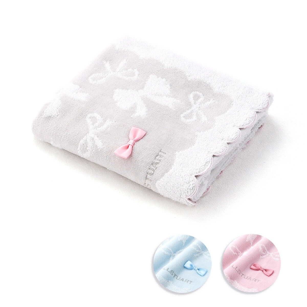 JILLSTUART チャーミングリボン フェイスタオル／ジル スチュアート（JILL STUART）