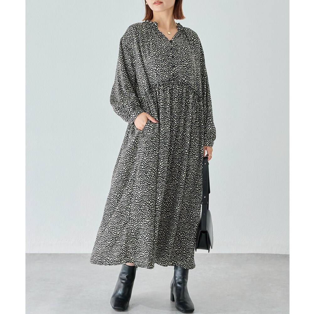 楽天市場】ルシアンペラフィネ（カラーブラック）（ワンピース