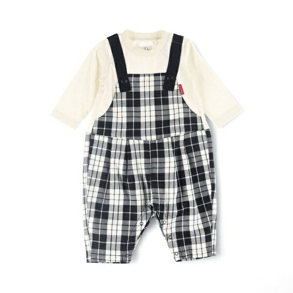 【おそろい】チェック柄カバーオール／ブランシェス（branshes）