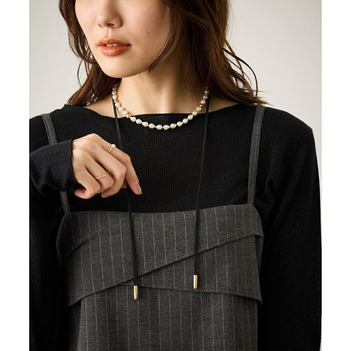 マルチWAYスエードコードパールネックレス／ロペピクニックパサージュ（ROPE' PICNIC PASSAGE） 0101marui-13033030 丸井(マルイ)楽天市場店 サンプル画像2