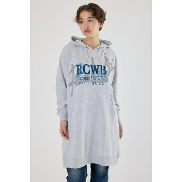 シャドーロゴパーカーワンピース／ロデオクラウンズ ワイドボウル（RODEO CROWNS WIDE BOWL）