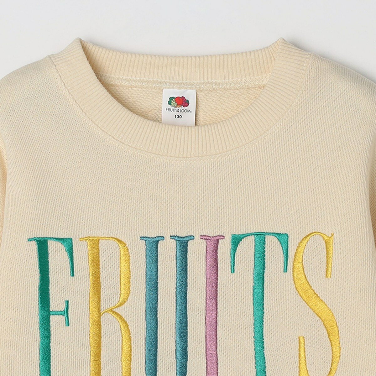 FRUIT OF THE LOOM: 刺繍 ロゴ スウェット ／シップス エニィ（SHIPS any）