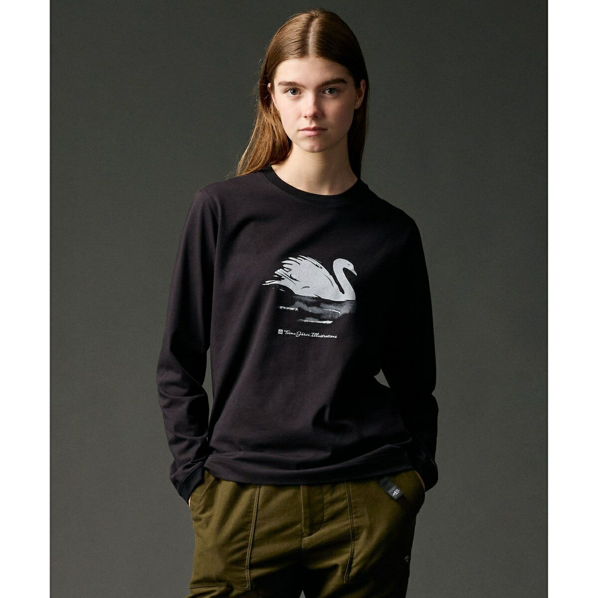 【テーム・ヤルヴィモチーフ】プレーティング天竺 ロングTシャツ／ジョセフアブード（JOSEPH ABBOUD）