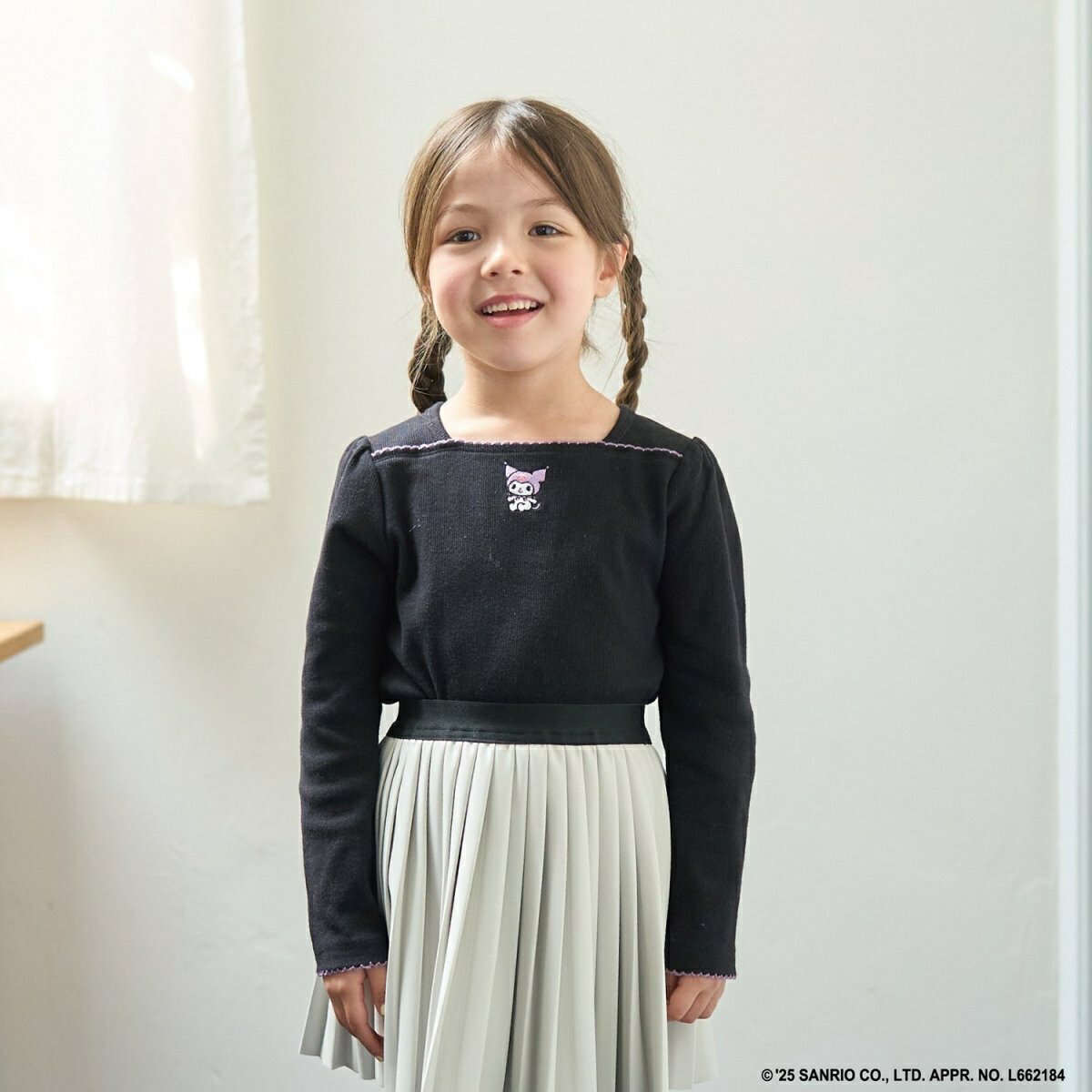 【サンリオキャラクターズ】ワンポイント刺しゅうトップス／リセマイン（Lycee mine）のサムネイル