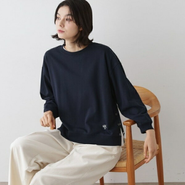 【洗える】サイドスナップカットソー／デッサン（Dessin）