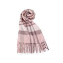 【洗濯可】クリーミータッチ60幅チェックストール/イッツデモ(ITS'DEMO)