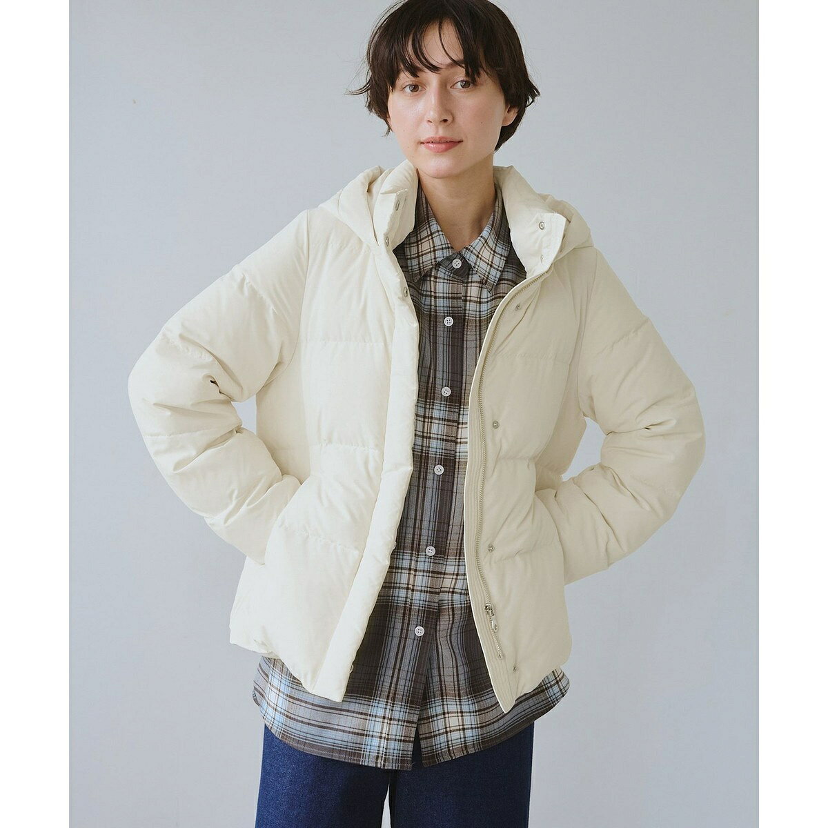 【GREEN DOWN/グリーンダウン】ショートダウン/リンクコーデ／ロペピクニック（ROPE' PICNIC） 0101marui-13034073 丸井(マルイ)楽天市場店 サンプル画像3