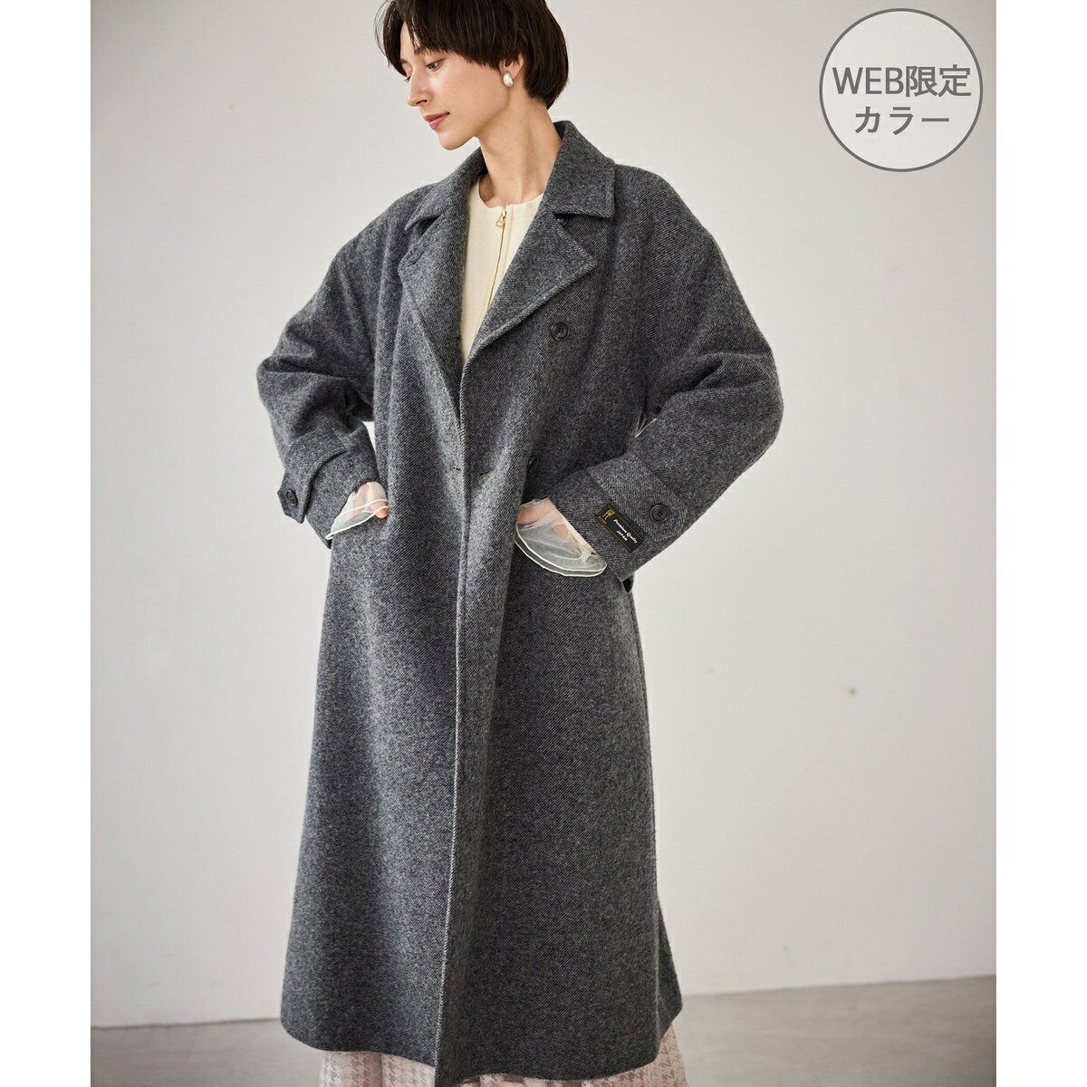 JAPAN FABRIC スタンドカラーロングコート/一部WEB限定カラー／ロペピクニック（ROPE' PICNIC） 0101marui-13034115 丸井(マルイ)楽天市場店 サンプル画像3