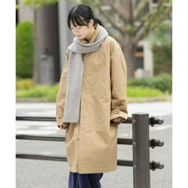 撥水中綿ステンカラーコート／エカル（EKAL）