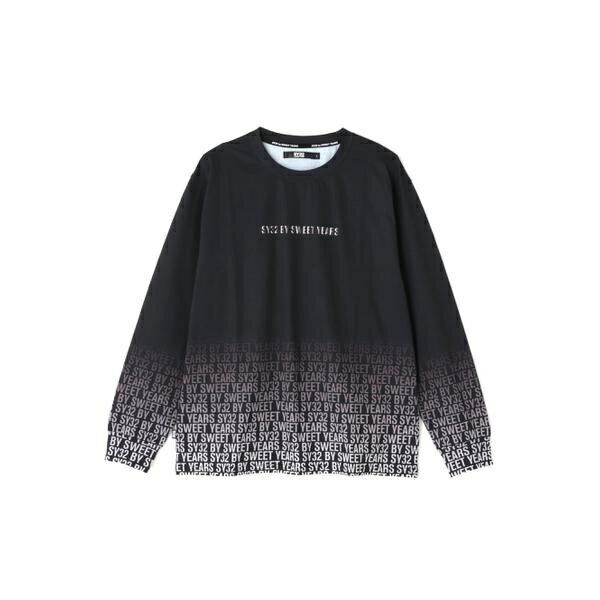 SY32 by SWEET YEARS／GRADATION LOGO L／S TEE／ロイヤルフラッシュ（ROYAL FLASH）(4)