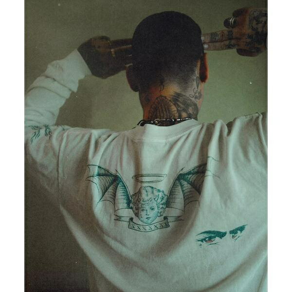 SAINT MICHAEL／セントマイケル／DW_LS TEE／TATTOO／WHITE／ロイヤルフラッシュ（ROYAL FLASH）のサムネイル