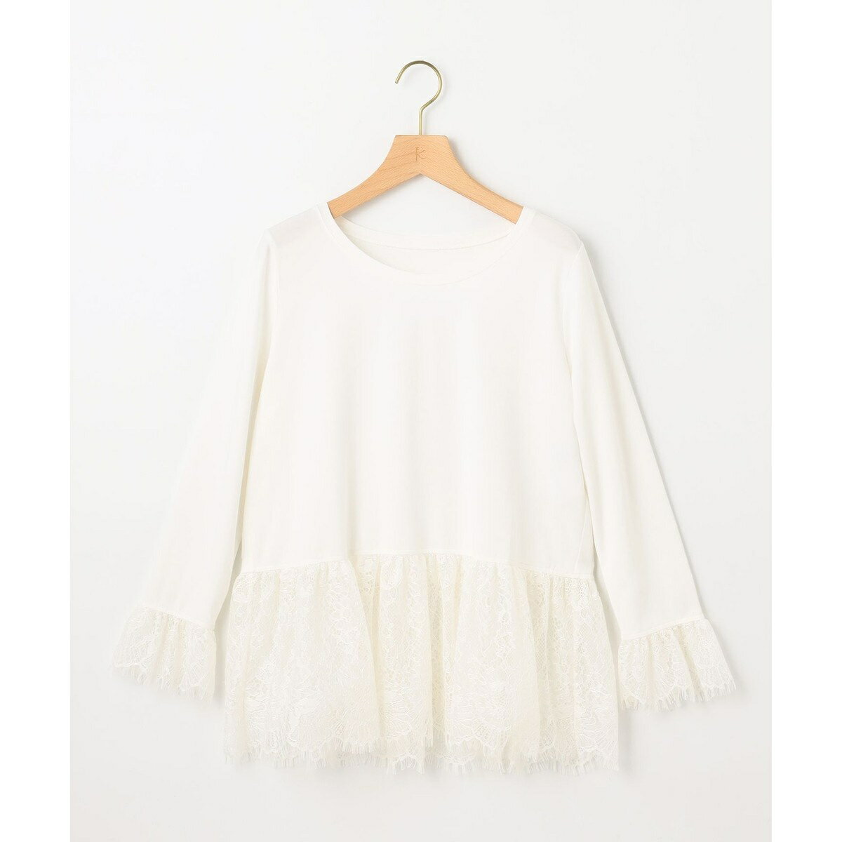 レースコンビ ロングTシャツ／組曲（KUMIKYOKU）