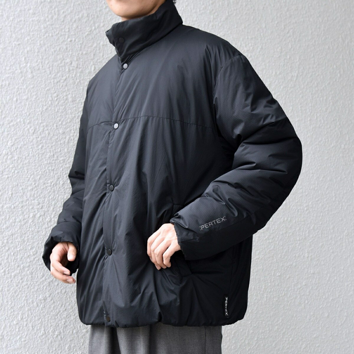 SHIPS any:〈軽量/撥水〉PERTEX(R) × PRIMALOFT(R) スタンドカラー ／シップス エニィ（SHIPS any）