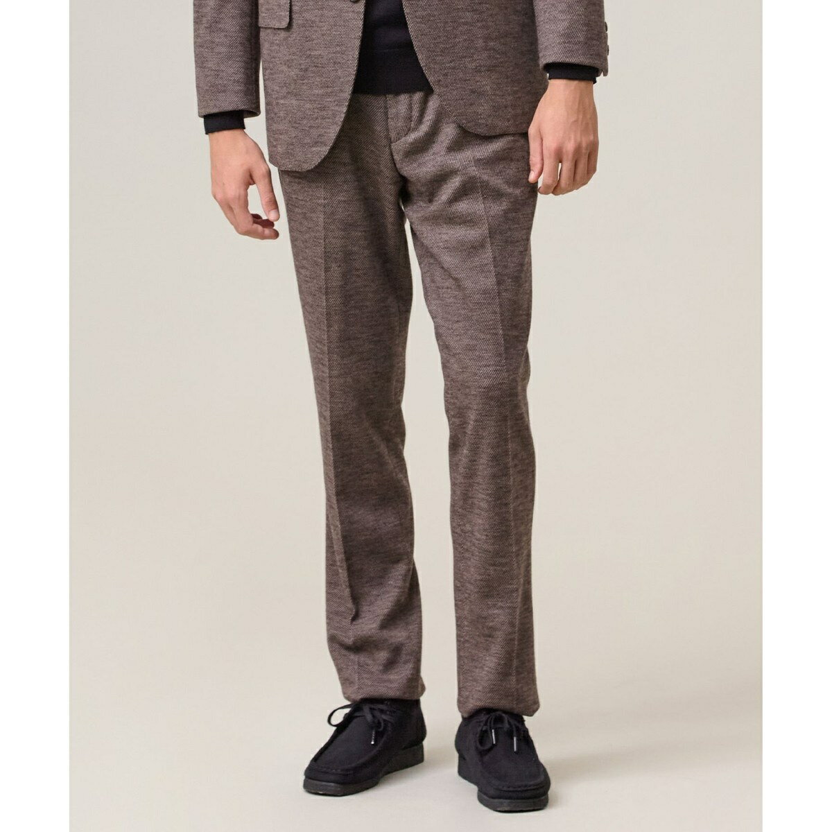 【セットアップ対応 / ストレッチ】SOFAニット ハイグレードジャージー スラックス／Jプレス（J.PRESS）