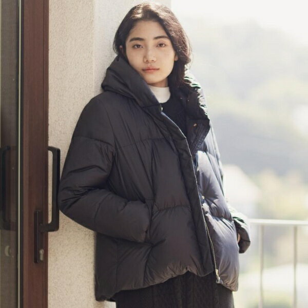 【名品アウター／800FP・多機能】つつまれダウンショート／グローブ（grove）