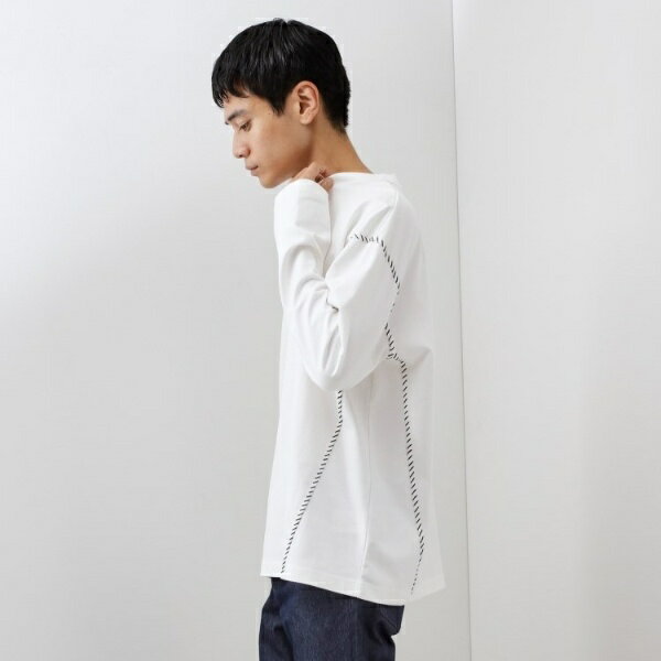 ハンドステッチ長袖Tシャツ 【洗濯機OK】／ザ ショップ ティーケー（THE SHOP TK）