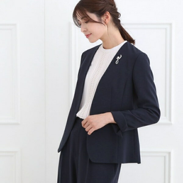 【フォーマル／入卒／セットアップ可】ノーカラージャケット／リフレクト（Reflect）