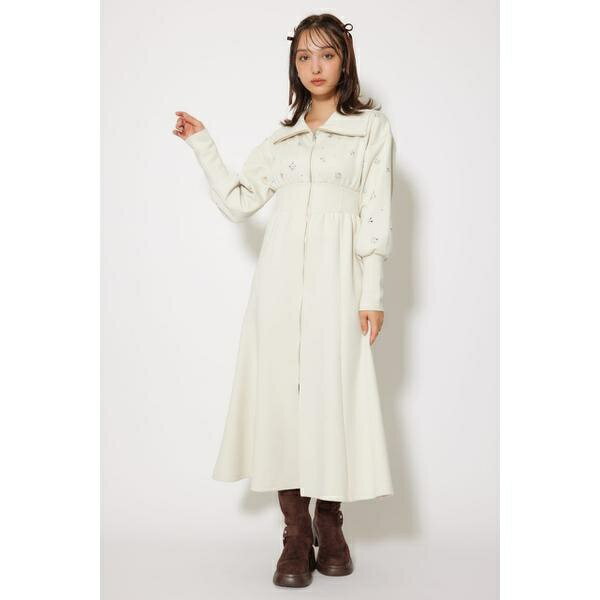 フラワーモチーフスウェットワンピース／リエンダ（rienda）