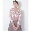 <BEARシリーズ>アーガイルカーディガン/ジル バイ ジル スチュアート(JILL by JILL STUART)