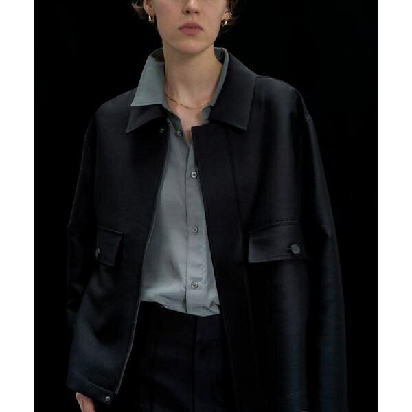 new basic　WOOL SILK BOX JACKET／アーバンリサーチ（URBAN RESEARCH）