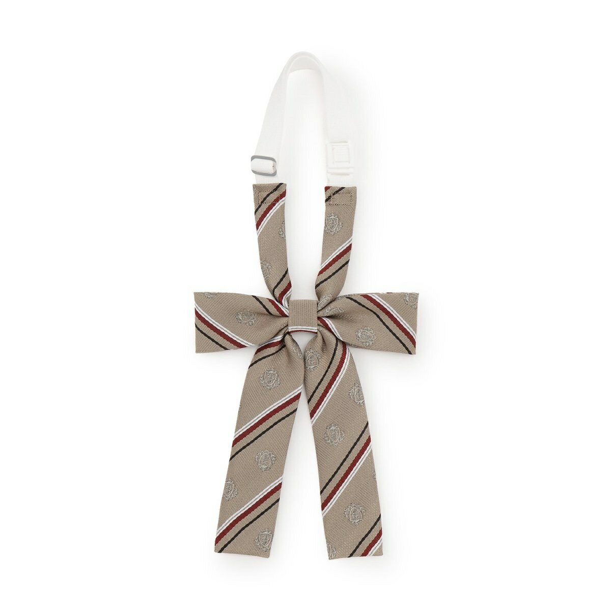 【卒服】ストライプスクールリボン／ポンポネットジュニア（pom ponette junior）