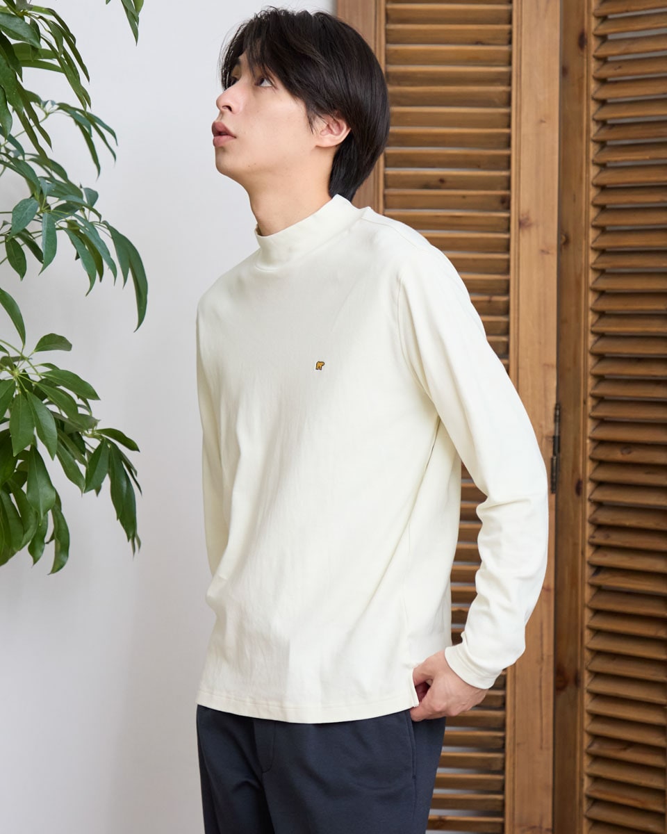 オーガニックコットン長袖Tシャツ／ゴールデンベア（GOLDENBEAR）