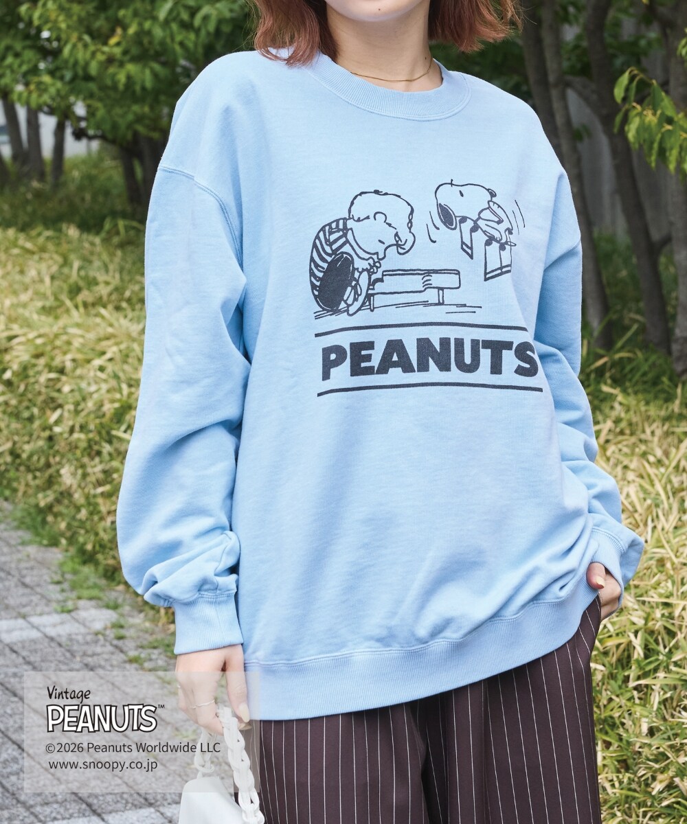 ヒ*シ様 希少❗️Peanuts スヌーピー スウェット 水色L 楽天市場】ピーナッツ スウェットの通販