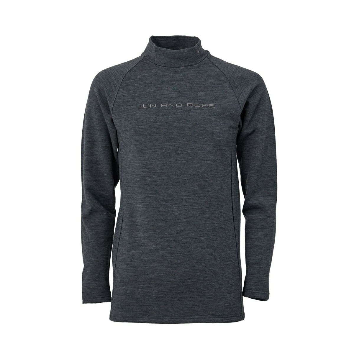 【NOIR】ウールナイロン長袖ハイネックシャツ/ジュン&ロぺ(JUN&ROPE')