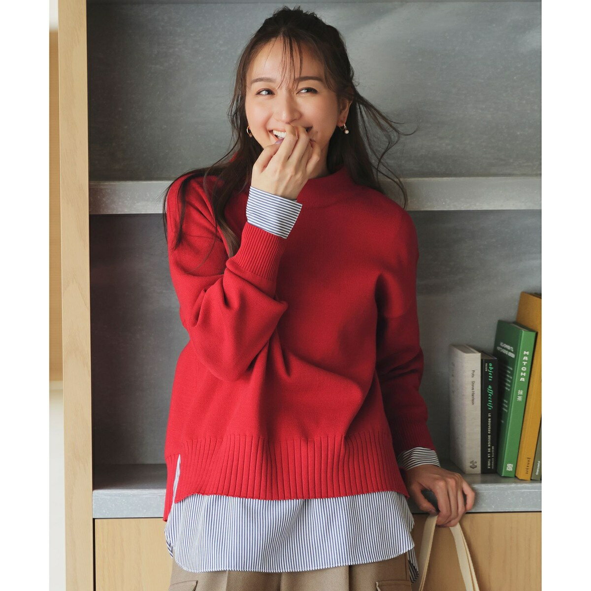 シャツコンビレイヤードインナー／エニィ（ANY）