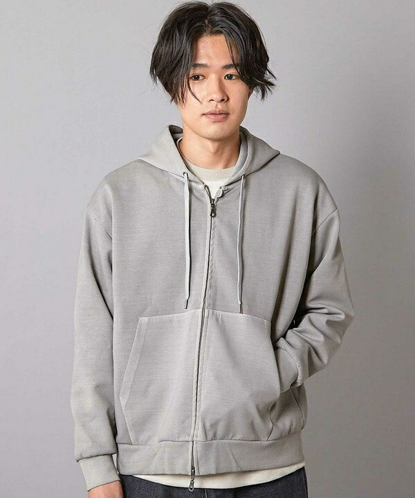 フェードポンチジップ ショート丈 ジップパーカー／ユニオンステーション（UNION STATION）