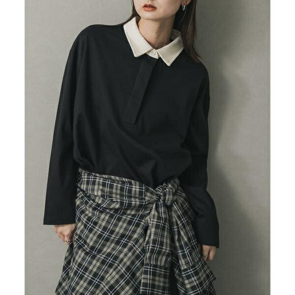 ポロシャツルーズカットトップ／センスオブプレイスバイアーバンリサーチ（SENSE OF PLACE）