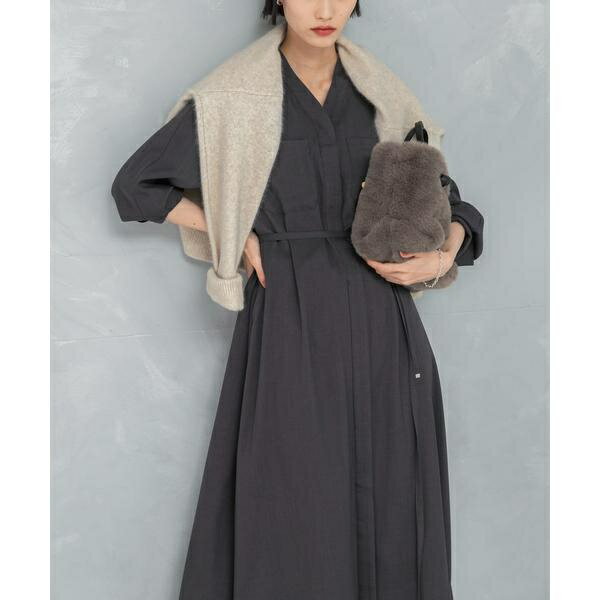 ポケットデザインVネックワンピース／アーバンリサーチ ロッソ（URBAN RESEARCH ROSSO）