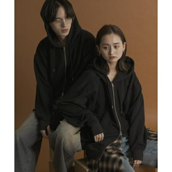 『ユニセックス』Wジップパーカー／センスオブプレイスバイアーバンリサーチ（SENSE OF PLACE）