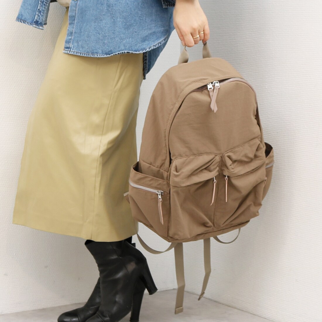 カシュカシュ cachecache / 10ポケットナイロンリュック／カシュカシュ（cache cache）