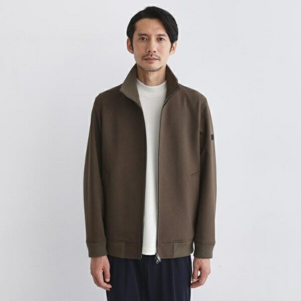 【JUST ONE LAYER】ダウンファブリック ジップアップ リブ ブルゾン／タケオキクチ（TAKEO KIKUCHI）