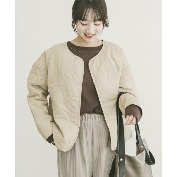 ノーカラー中綿ブルゾン／アイテムズ アーバンリサーチ（ITEMS UR...(4.0)