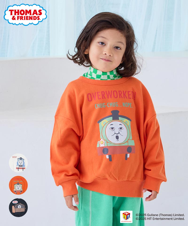 【きかんしゃトーマス】THOMAS＆FRIENDS/別注プリントトレーナー／マーキーズ（MARKEY'S）